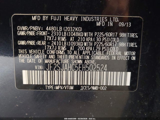 Subaru Forester 2.5i Limited