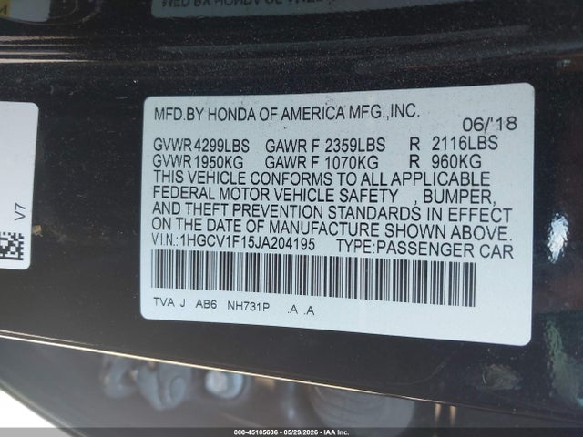 Honda Accord Lx