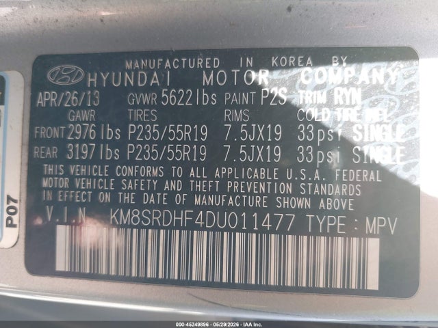 Hyundai SANTA FE Limited