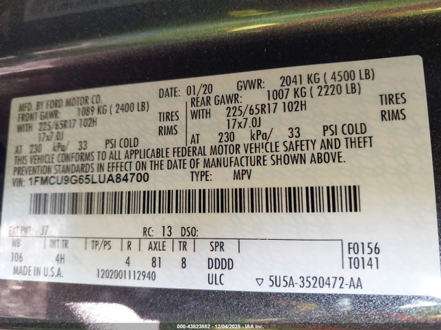 Ford Escape Se
