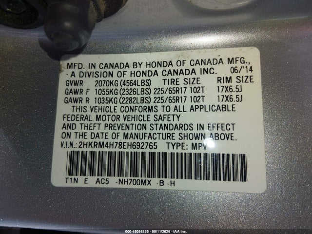 Honda CR-V Ex-l