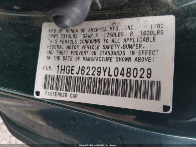 Honda Civic Dx