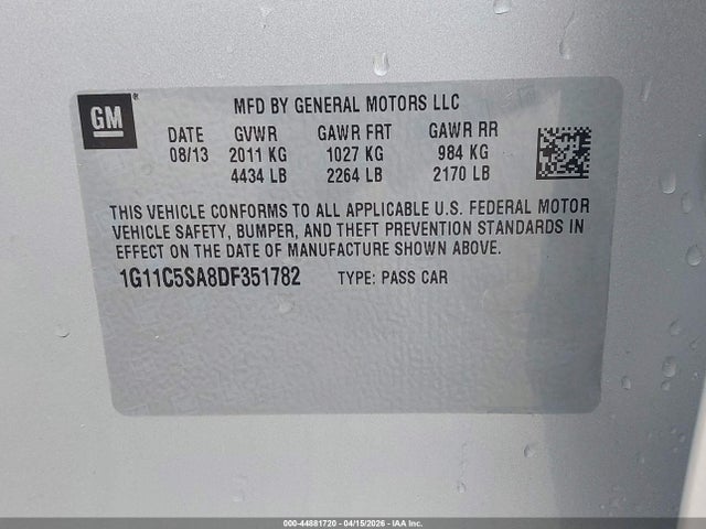 Chevrolet Malibu 1lt