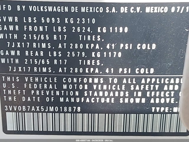 Volkswagen Tiguan 2.0t S