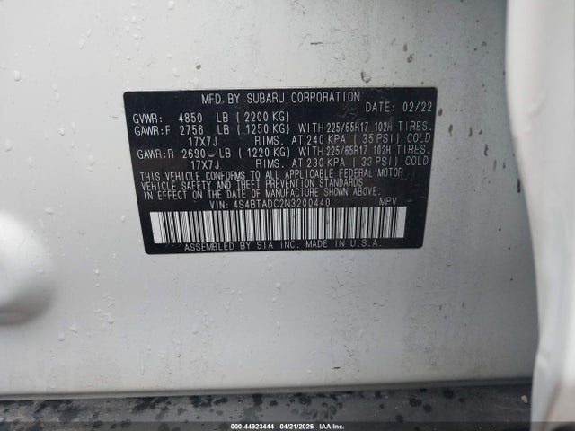 Subaru Outback Premium