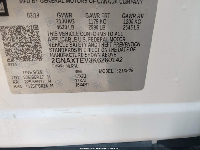 Chevrolet Equinox Lt
