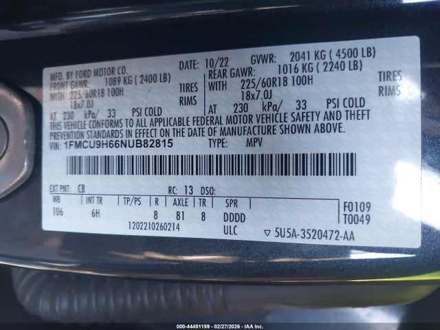 Ford Escape Sel