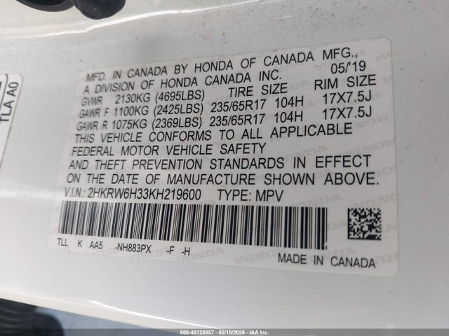 Honda CR-V Lx