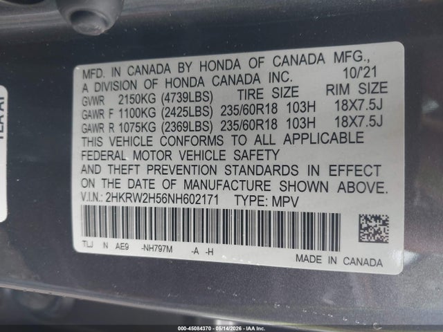Honda CR-V Awd Ex