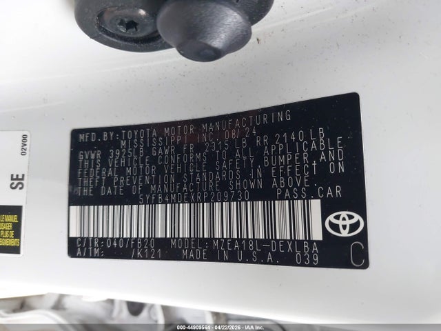 Toyota Corolla Le