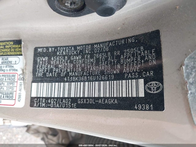 Toyota Avalon Xls