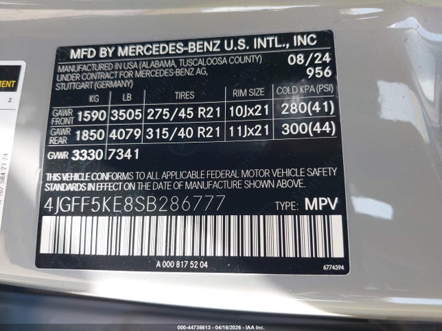 Mercedes-Benz Gls-class 4matic