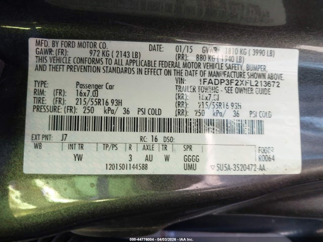 Ford Focus Se