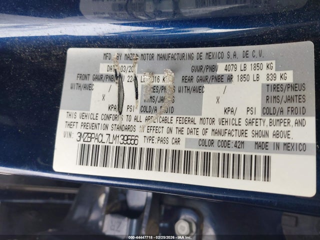 Mazda Mazda3 Select Package