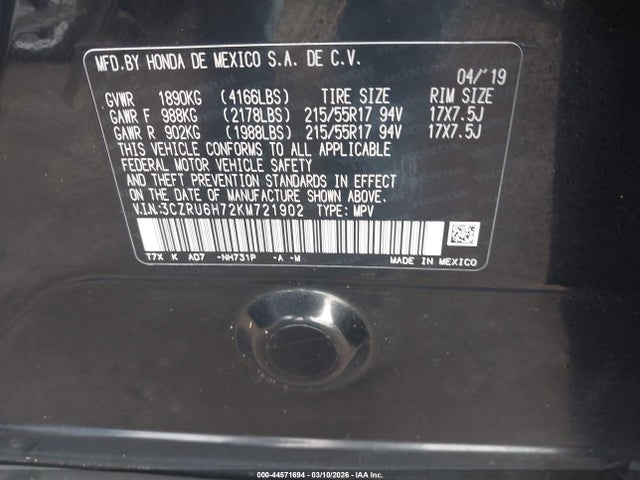 Honda HR-V Ex-l