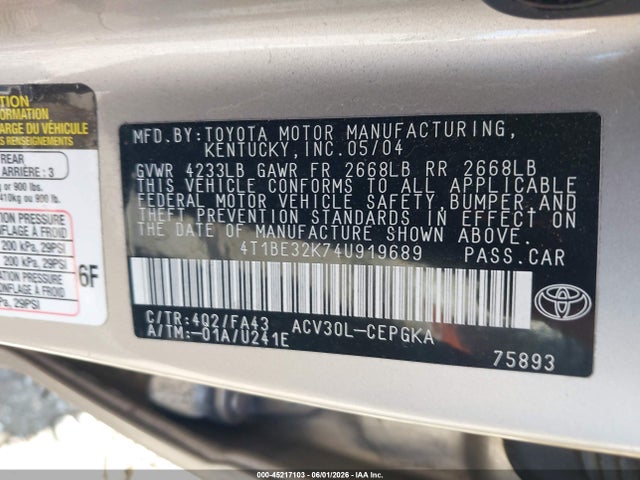 Toyota Camry Xle