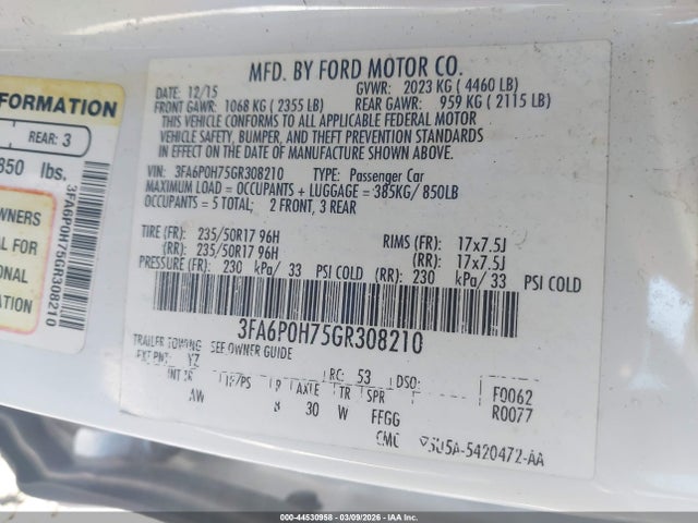 Ford Fusion Se