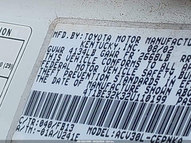 Toyota Camry Le