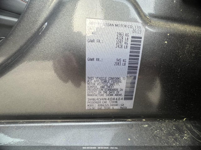 Nissan Altima Sr Fwd