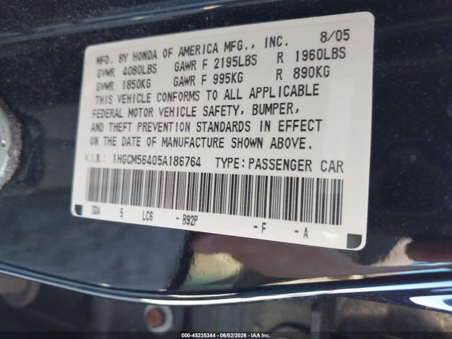 Honda Accord 2.4 Lx