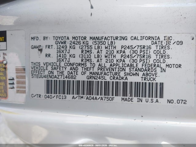Toyota Tacoma Base V6