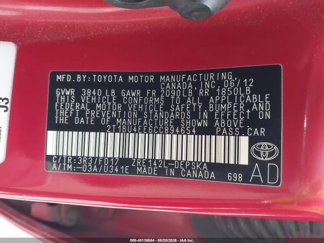 Toyota Corolla S