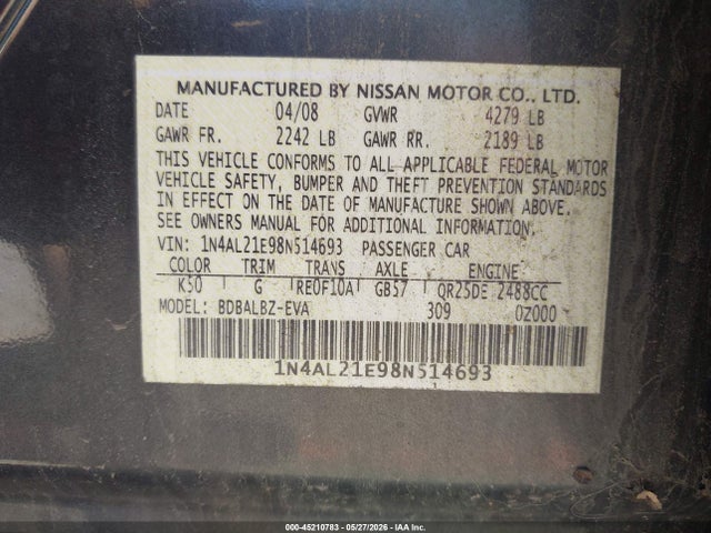Nissan Altima 2.5 S