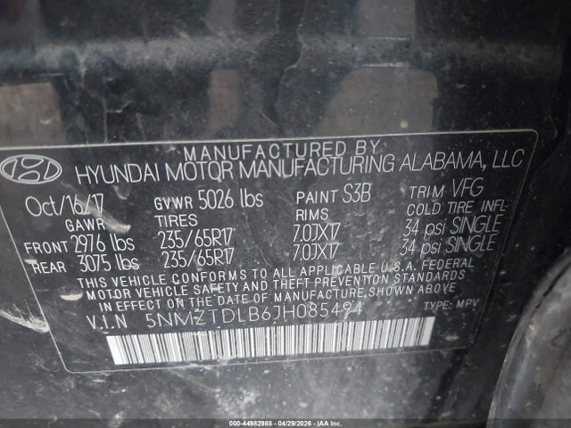 Hyundai SANTA FE 2.4l