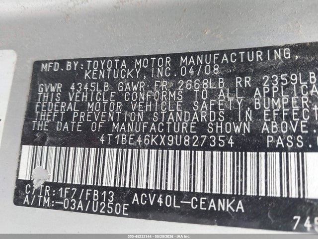 Toyota Camry Le