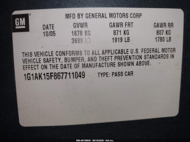Chevrolet Cobalt Ls