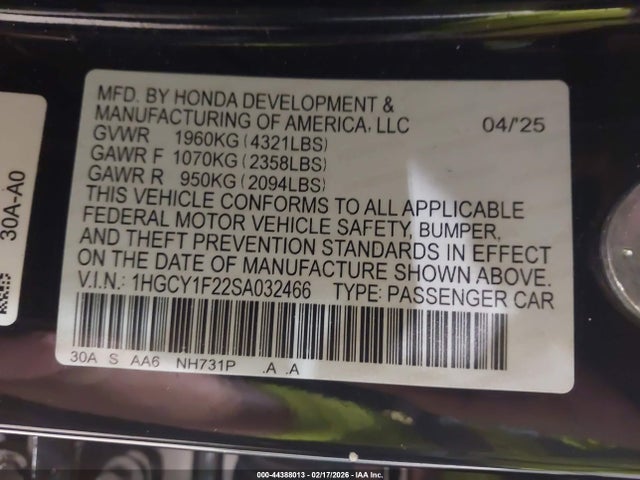 Honda Accord Lx