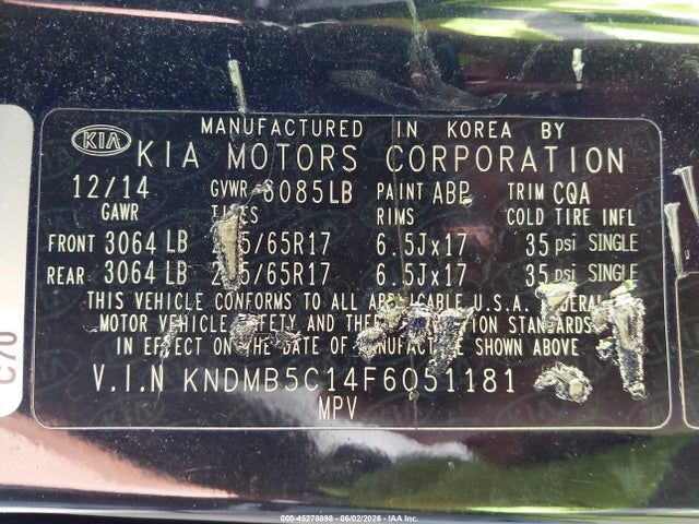 Kia Sedona Lx