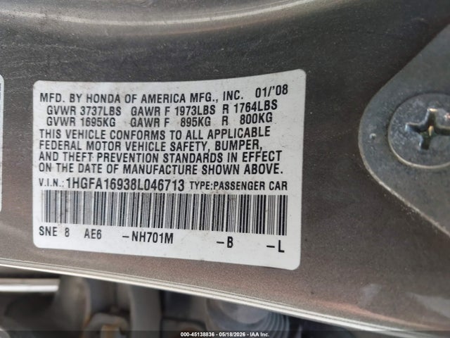 Honda Civic Ex-l