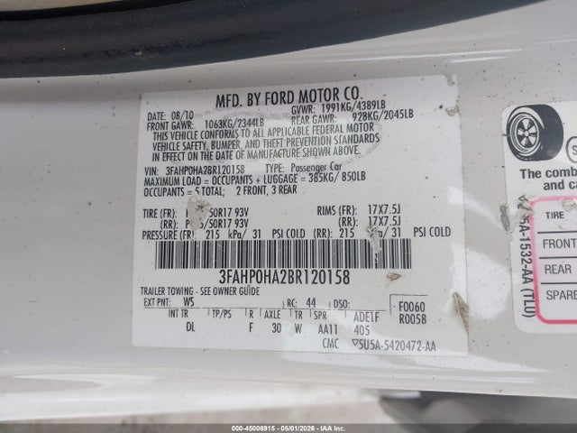 Ford Fusion Se