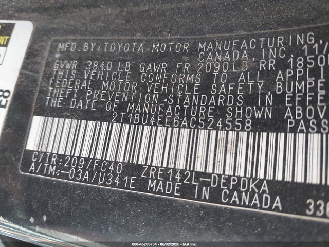 Toyota Corolla Le