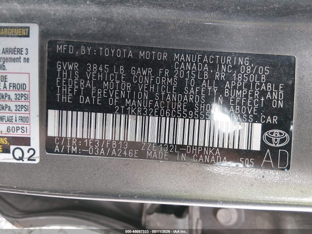 Toyota Matrix Xr