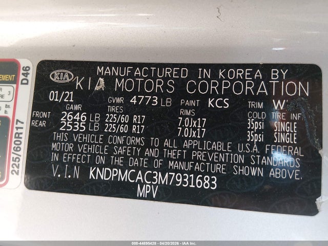 Kia Sportage Lx