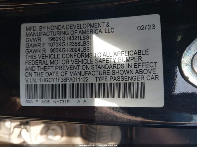 Honda Accord Ex