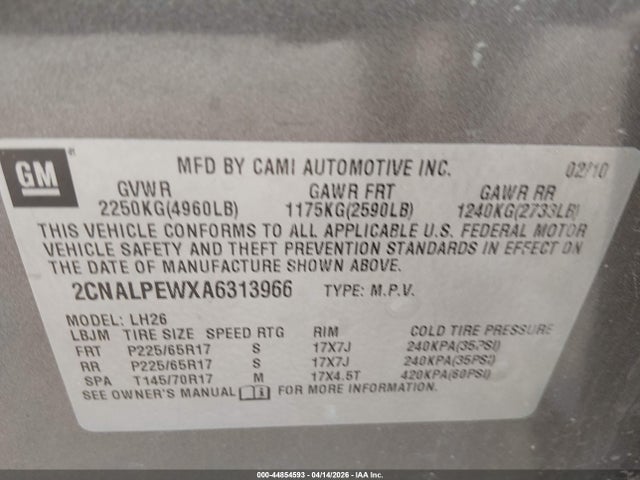 Chevrolet Equinox Lt
