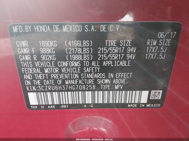 Honda HR-V Lx