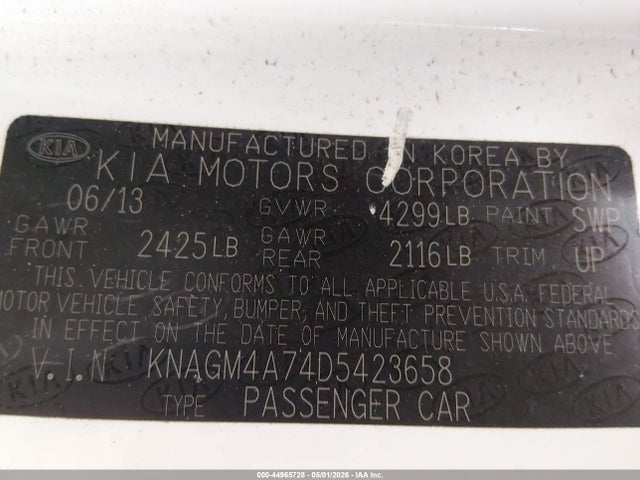 Kia Optima Lx