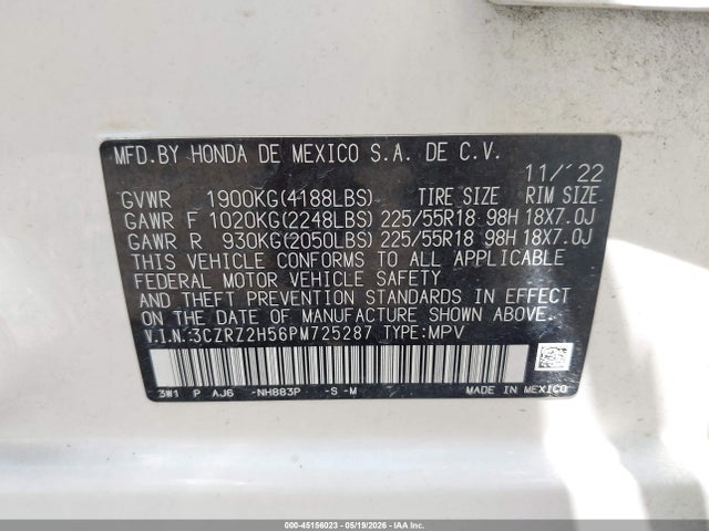 Honda HR-V Awd Sport