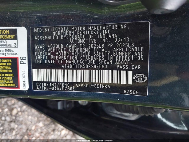 Toyota Camry Le