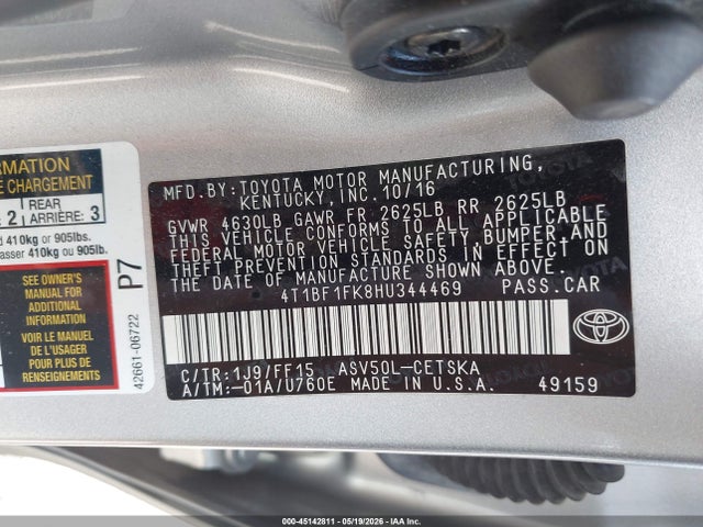 Toyota Camry Se