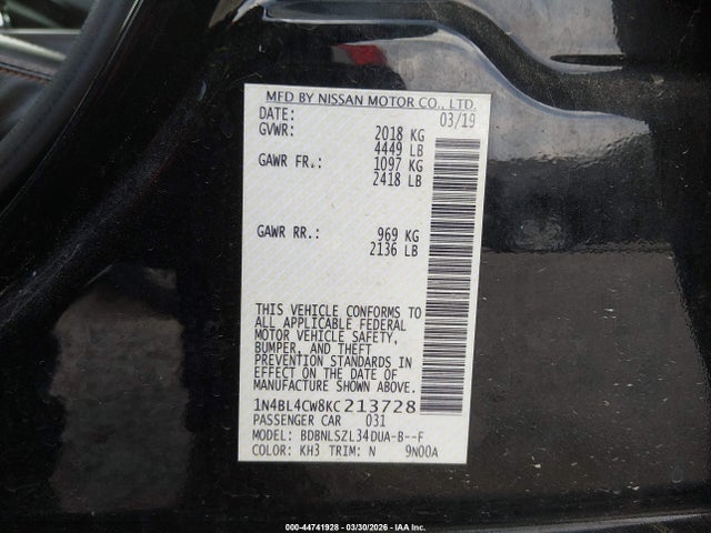 Nissan Altima 2.5 Sr