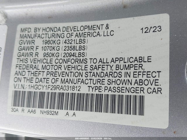 Honda Accord Lx