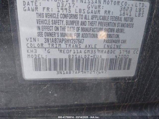 Nissan Sentra Sv