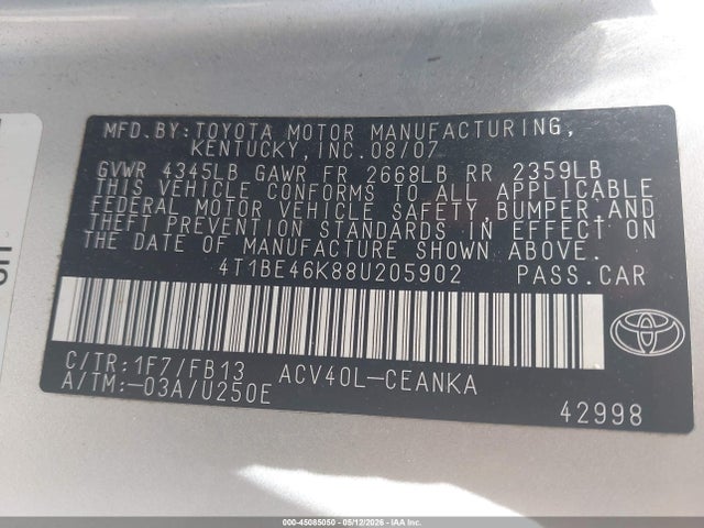 Toyota Camry Le
