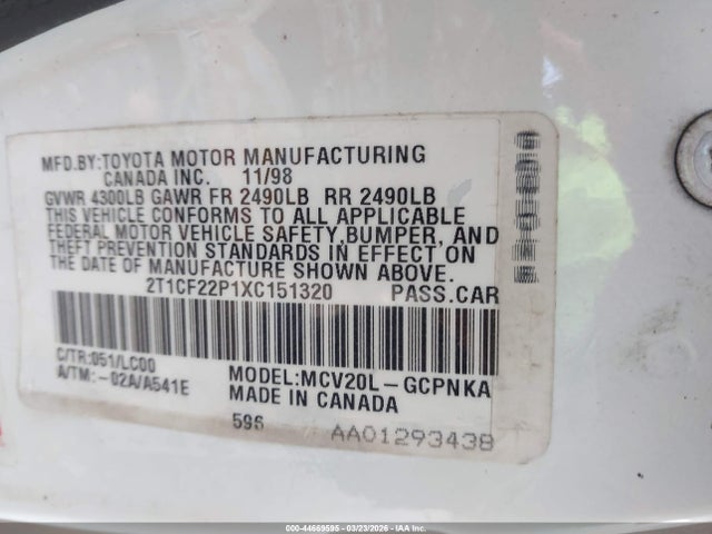 Toyota Camry Sle