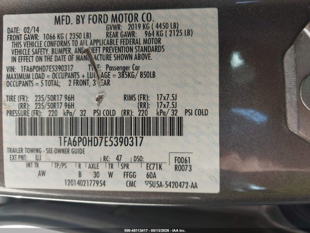 Ford Fusion Se